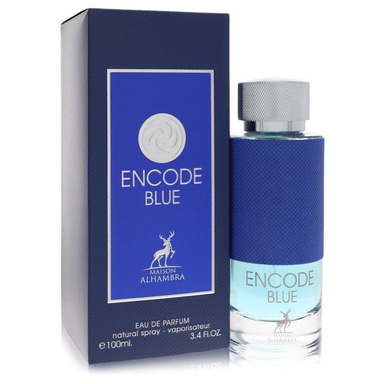 Maison Alhambra Encode Blue by Maison Alhambra Eau De Parfum Spray 3.4 oz Maison Alhambra Encode Blue by Maison Alhambra Eau De Parfum Spray 3.4 oz